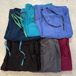 6 Carhartt scrub pants